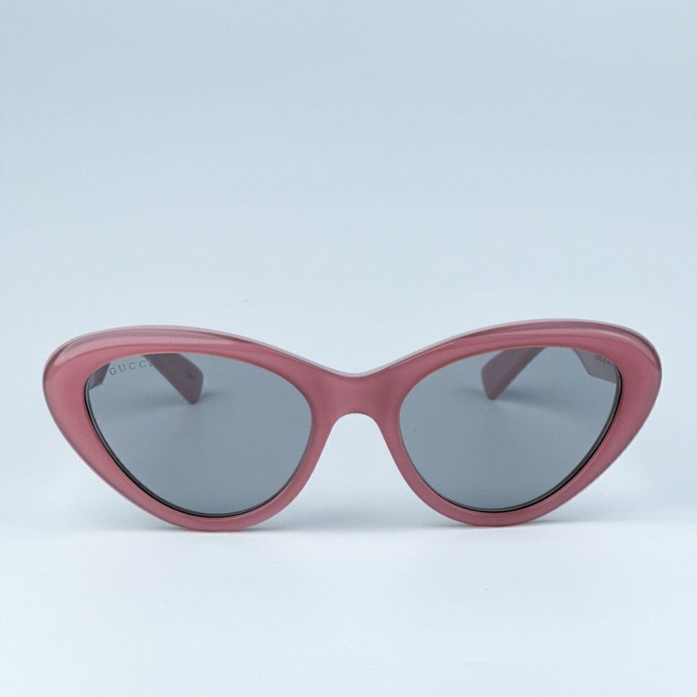 SALE! NEW Gucci GG1170S 004 Pink Grey Cat Eye Women Sunglasses GG 1170S - Picture 7 of 15